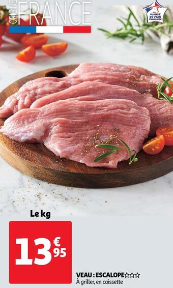 Auchan Veau : escalope offre