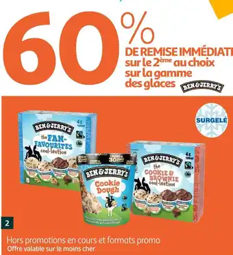 Ben & jerry's bon plan sur la gamme des glaces ben & jerry's