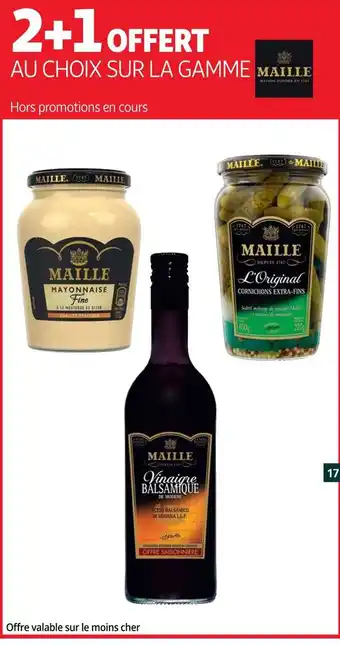 Auchan Bon plan sur la gamme de la marque maille offre