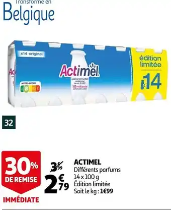 Auchan Actimel actimel offre