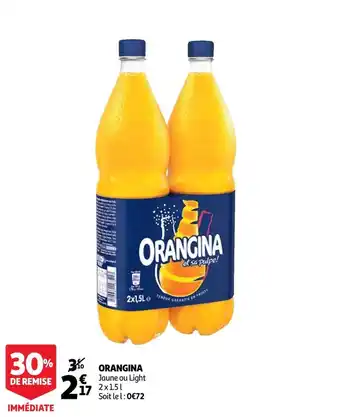 Auchan Orangina orangina offre