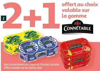 Auchan Connétable bon plan sur la gamme connétable offre