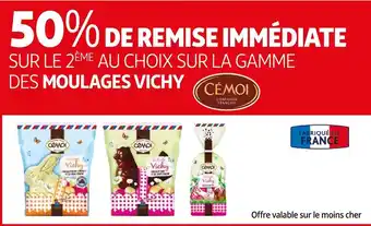 Auchan Cemoi bon plan sur la gamme des moulages vichy de la marque cemoi offre