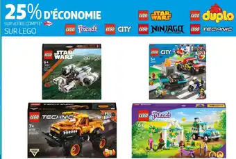 Auchan Lego bon plan sur la gamme lego sur votre compte waaoh offre