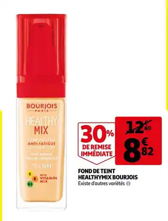 Auchan Bourjois fond de teint healthymix offre