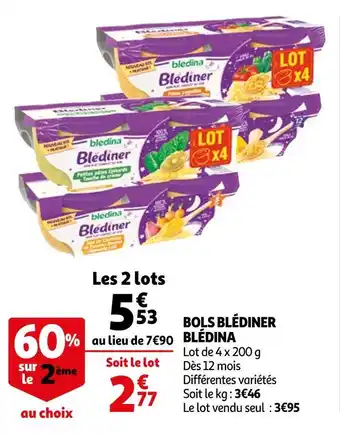 Auchan Blédina bols blédiner offre