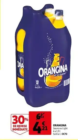 Auchan Orangina orangina offre