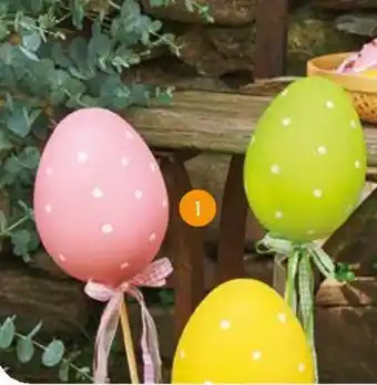 Auchan Gardenstar pique décor œuf offre