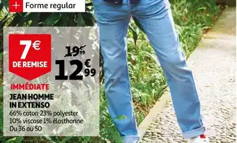 Auchan In extenso jean homme offre