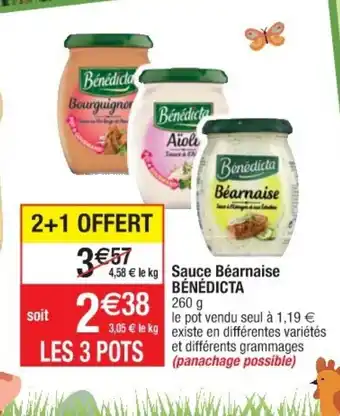 Sauce Béarnaise Bénédicta