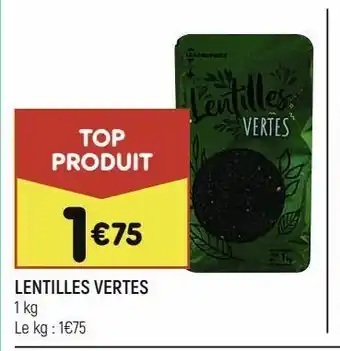Leader Price Lentilles vertes offre