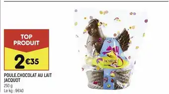 Poule chocolat au lait jacquot