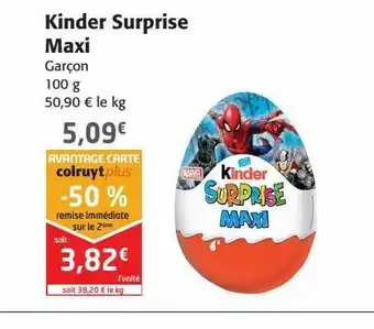 Colruyt Kinder surprise maxi offre