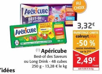 Colruyt Apericube offre