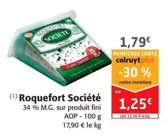 Colruyt Roquefort societe offre