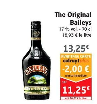 Colruyt The original baileys offre