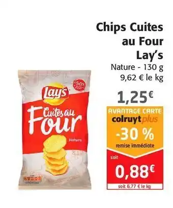 Colruyt Chips cuites au four lay's offre