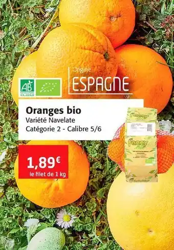 Colruyt Oranges bio offre