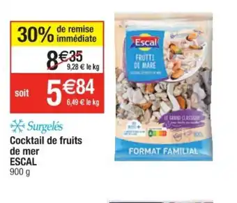 Cora x Carrefour Cocktail De Fruits De Mer Escal offre