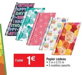 Cora x Carrefour Papier Cadeau offre