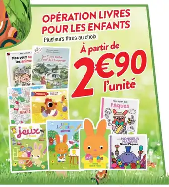Cora x Carrefour Opération Livres Pour Les Enfants offre