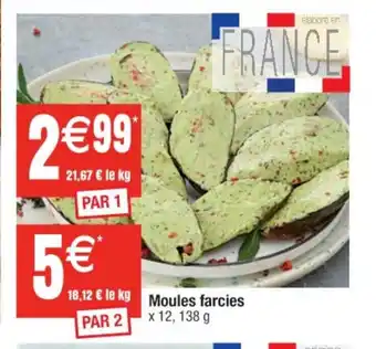 Cora x Carrefour Moules Farcies offre