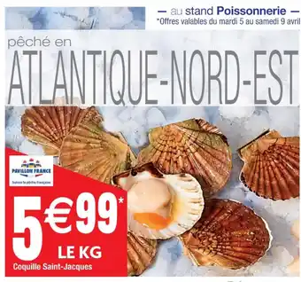 Cora x Carrefour Coquille Sainbt-Jacques offre