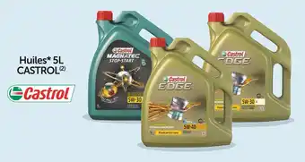 Roady Castrol bon plan sur les huiles* 5l offre