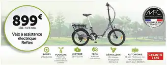 Roady Manufacture française du cycle vélo à assistance électrique modèle reflex offre