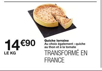 Monoprix Quiche lorraine offre