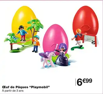 Monoprix Playmobil œuf de pâques offre