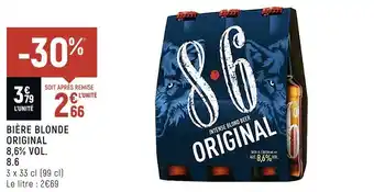 Spar Original bière blonde 8,6% vol. 8.6 offre