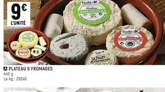 Spar Plateau 6 fromages offre