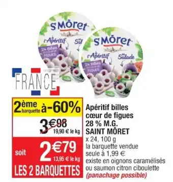 Cora x Carrefour Apéritif billes cœur de figues offre