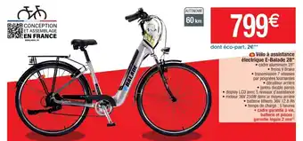 Cora x Carrefour Vélo à assistance électrique e-balade 28" offre