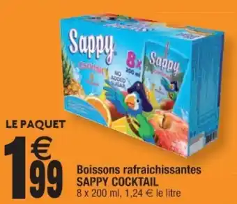 Cora x Carrefour Boissons rafraichissantes SAPPY COCKTAIL offre