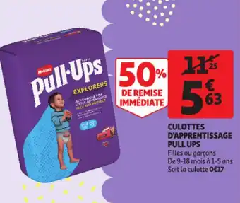 Auchan Culottes d'apprentissage pull ups offre