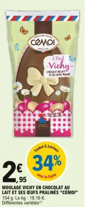 Moulage vichy en chooclat au