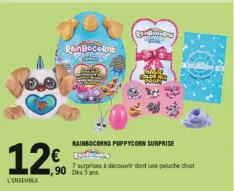 E.Leclerc Rainbocorns puppycorn surprise offre