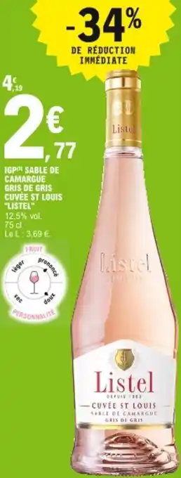 E.Leclerc IGP sable de camargue offre