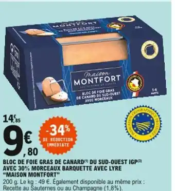 E.Leclerc Maison montfort offre