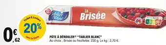 Pâte à dérouler Tablier blanc