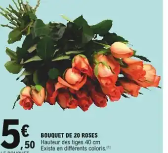 E.Leclerc Bouquet de 20 Roses offre