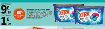 E.Leclerc Lessives capsules X-tra offre