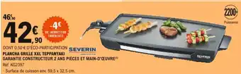 E.Leclerc Plancha grille xxl teppanyaki offre