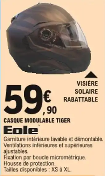 E.Leclerc Casque modulable tiger offre