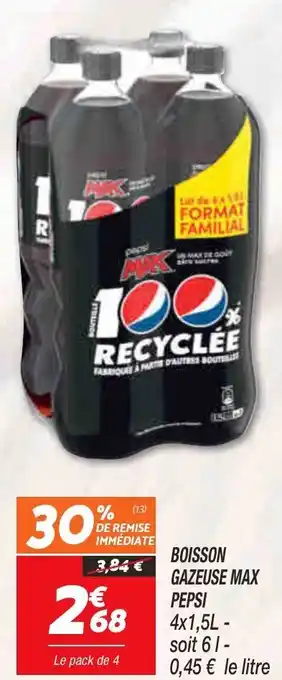 Netto Boisson gazeuse max pepsi offre