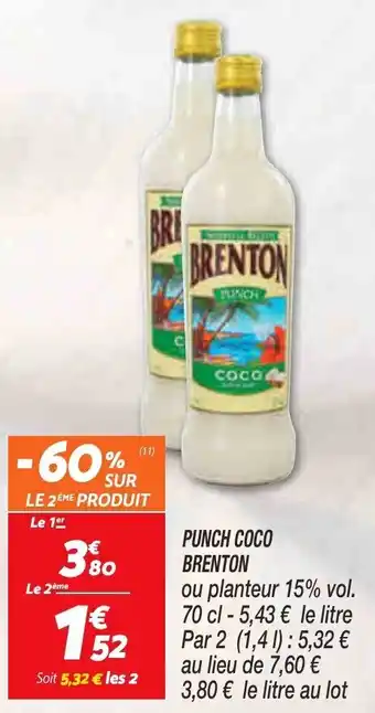 Netto Punch coco brenton offre