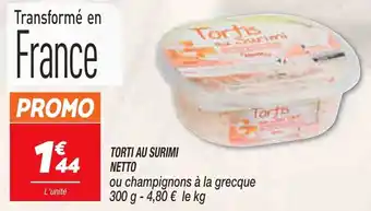 Torti au surimi