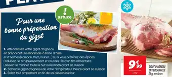 Netto Gigot d'agneau entier surgelé offre
